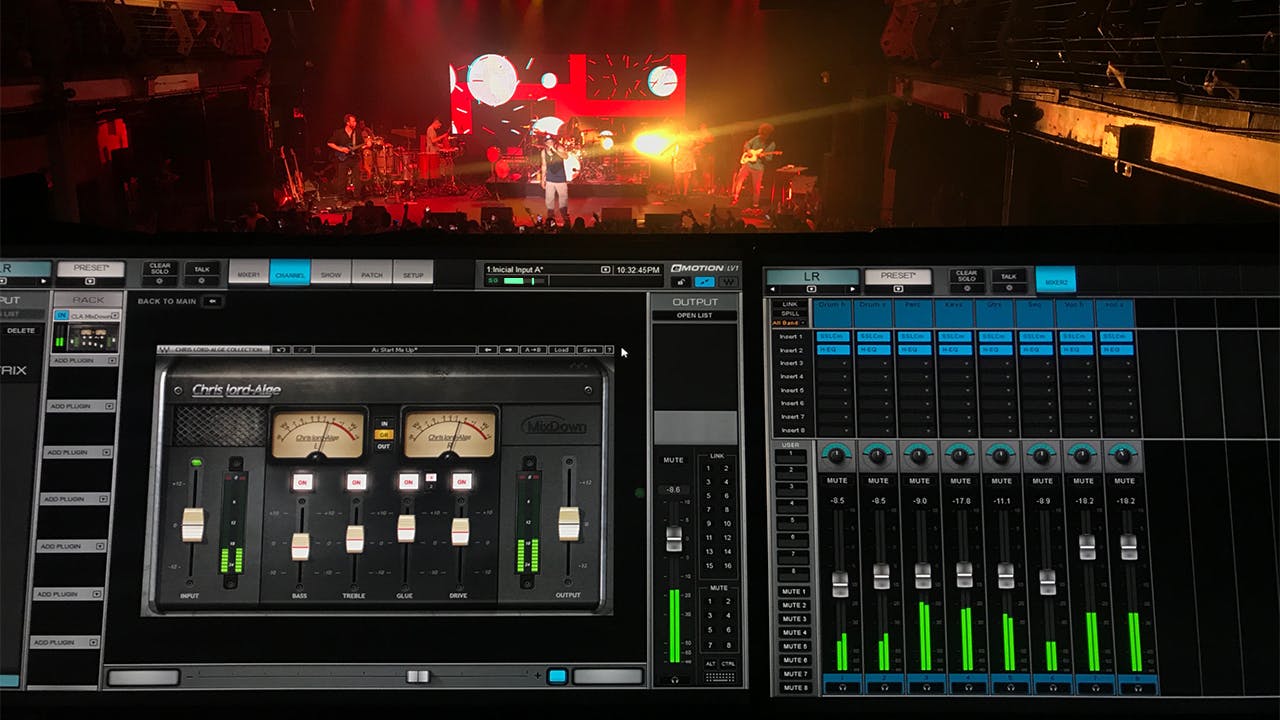 Mixing Residente Live with eMotion LV1