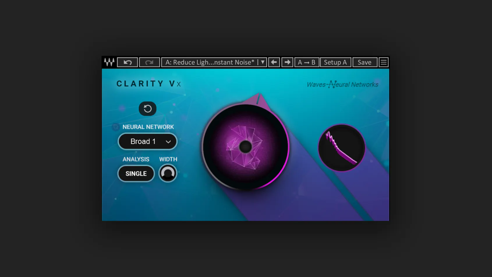 A diagram showing the Waves Clarity Vx plugin