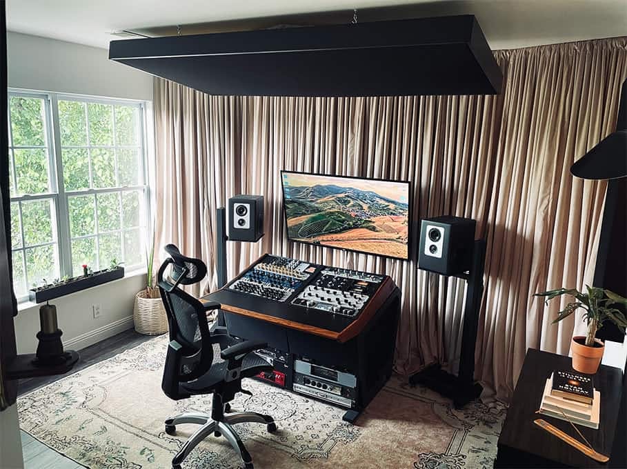 Vibey And Efficient Home Studio