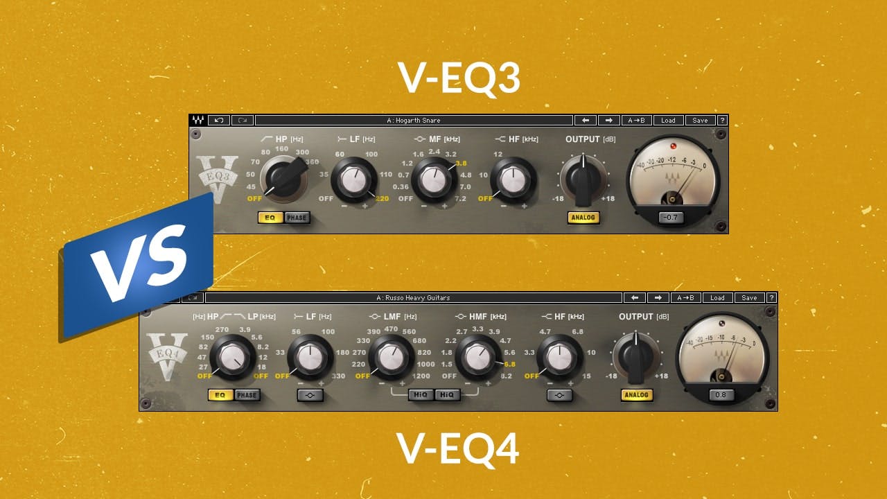 Two Flavors of the Neve Sound Compared: V-EQ3 vs. V-EQ4