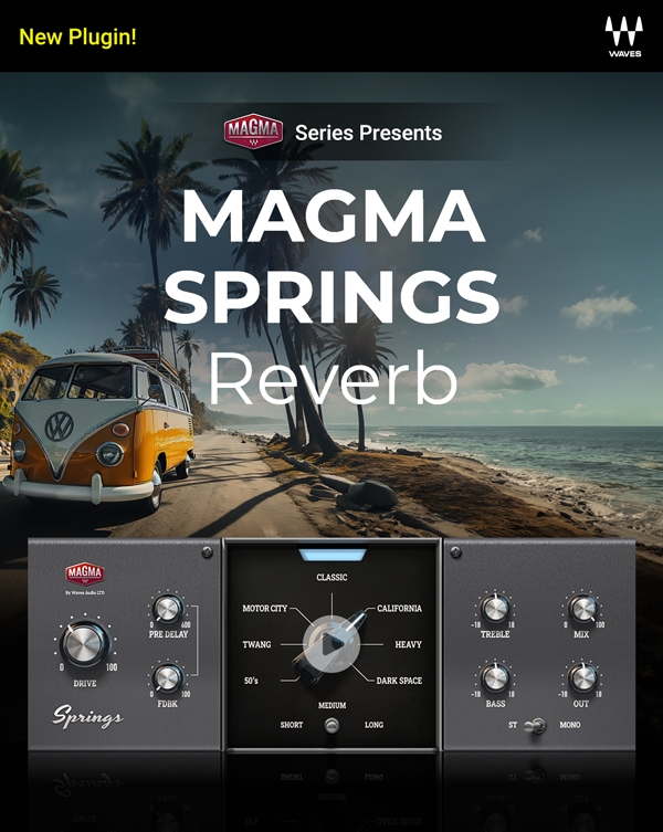 NEW! Magma SPRINGS Reverb Plugin: 7 Types, Endless Style