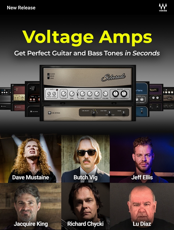 New Plugin ⚡️Voltage Amps with Over 400 Guitar & Bass Presets