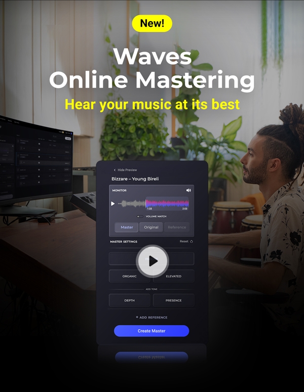 NEW! Waves Online Mastering