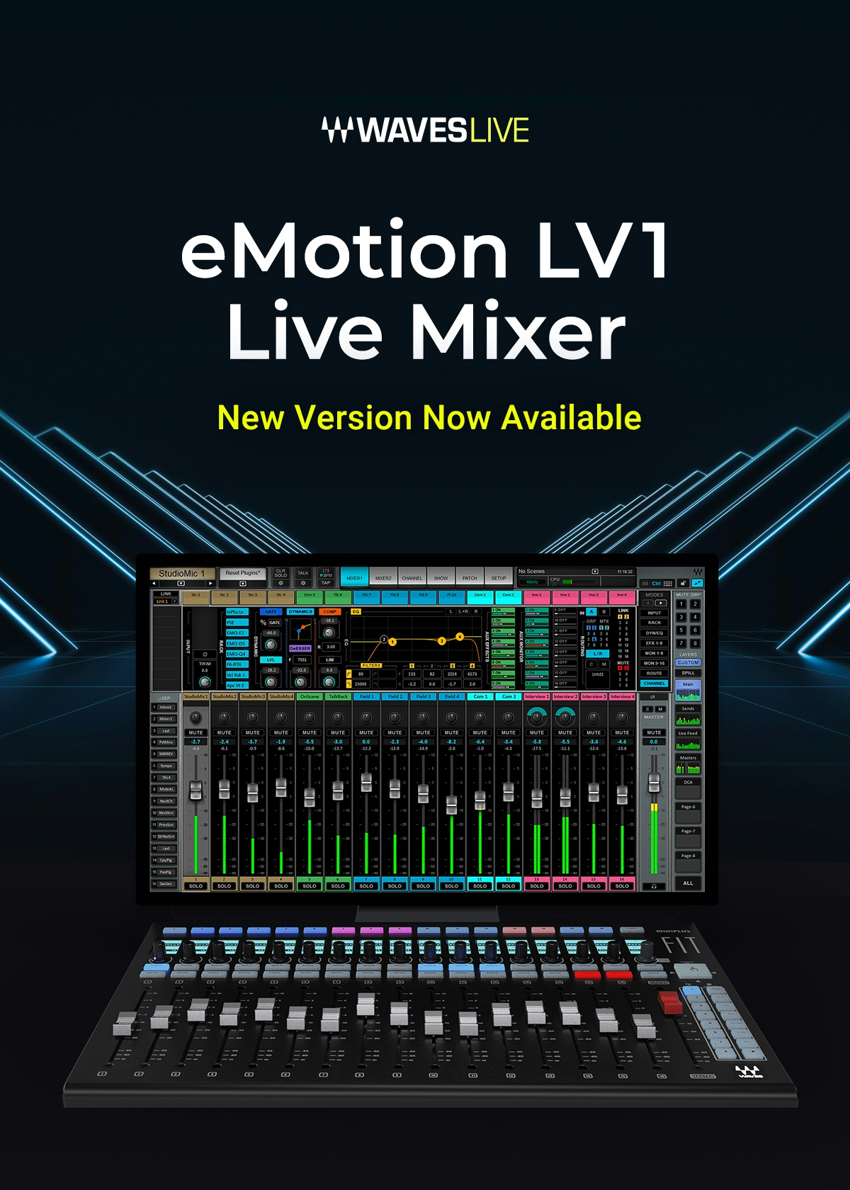 New Version of eMotion LV1 Now Available