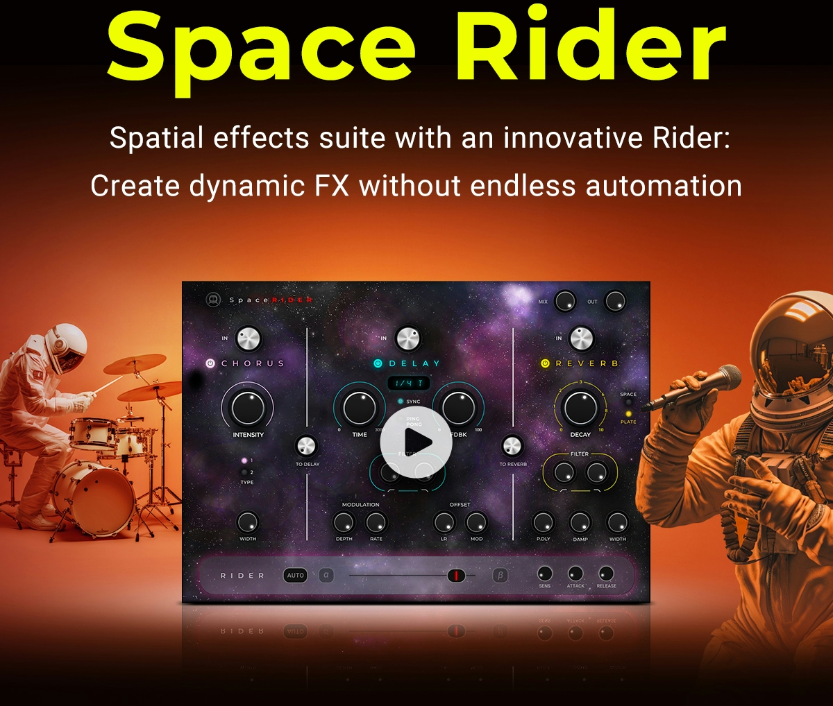 Space Rider - Create dynamic FX without endless automation