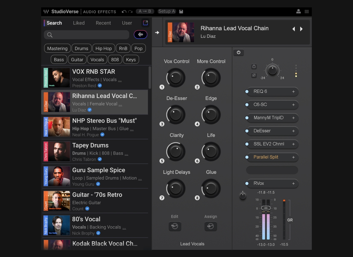 New! StudioVerse Audio Effects