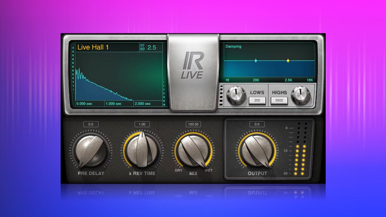 特点： IR Live：真实世界混响