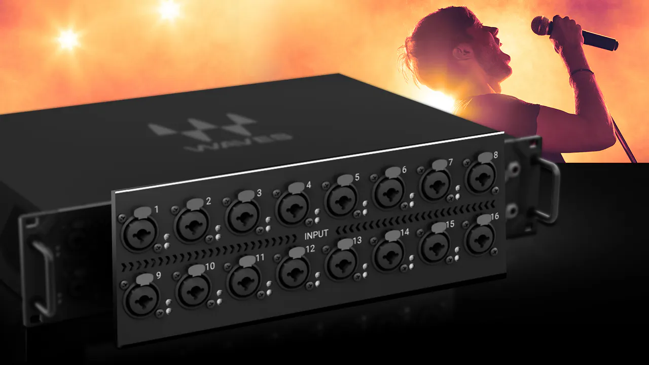 Waves IONIC 16 16-in / 12-out SoundGrid stagebox with Waves Signature ...