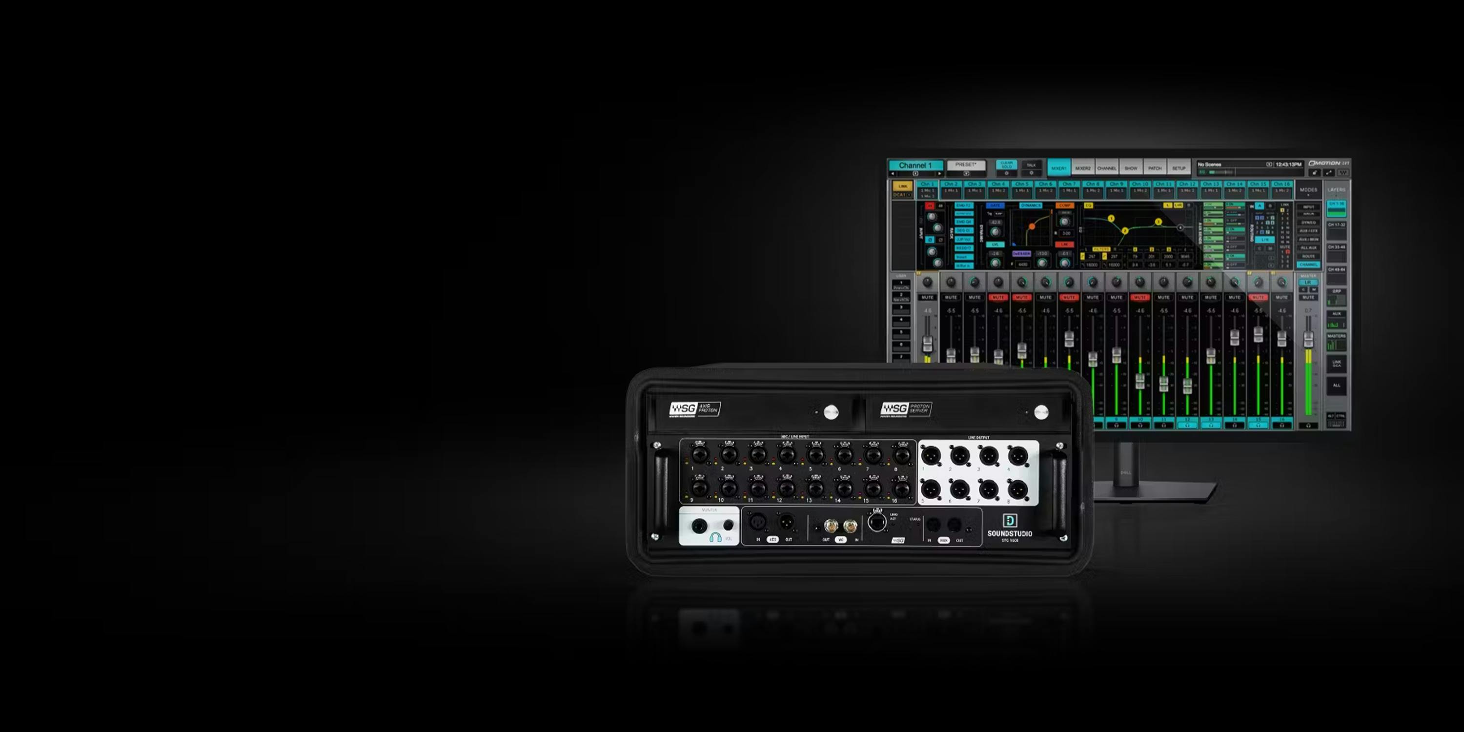 eMotion LV1 Proton 16-Channel Live Mixing System main banner