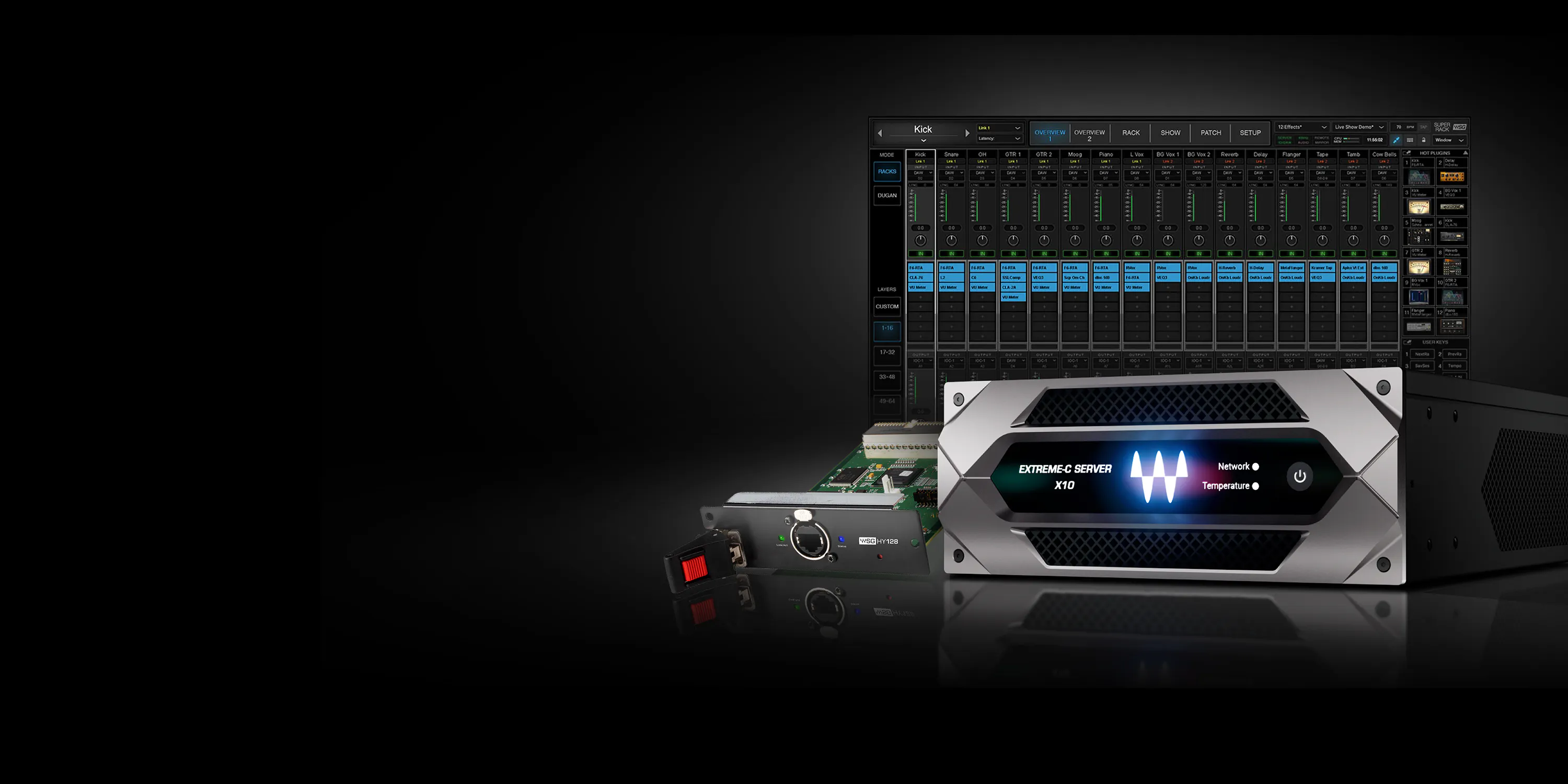 SuperRack SoundGrid Extreme-C Combo for Yamaha RIVAGE PM Consoles main banner