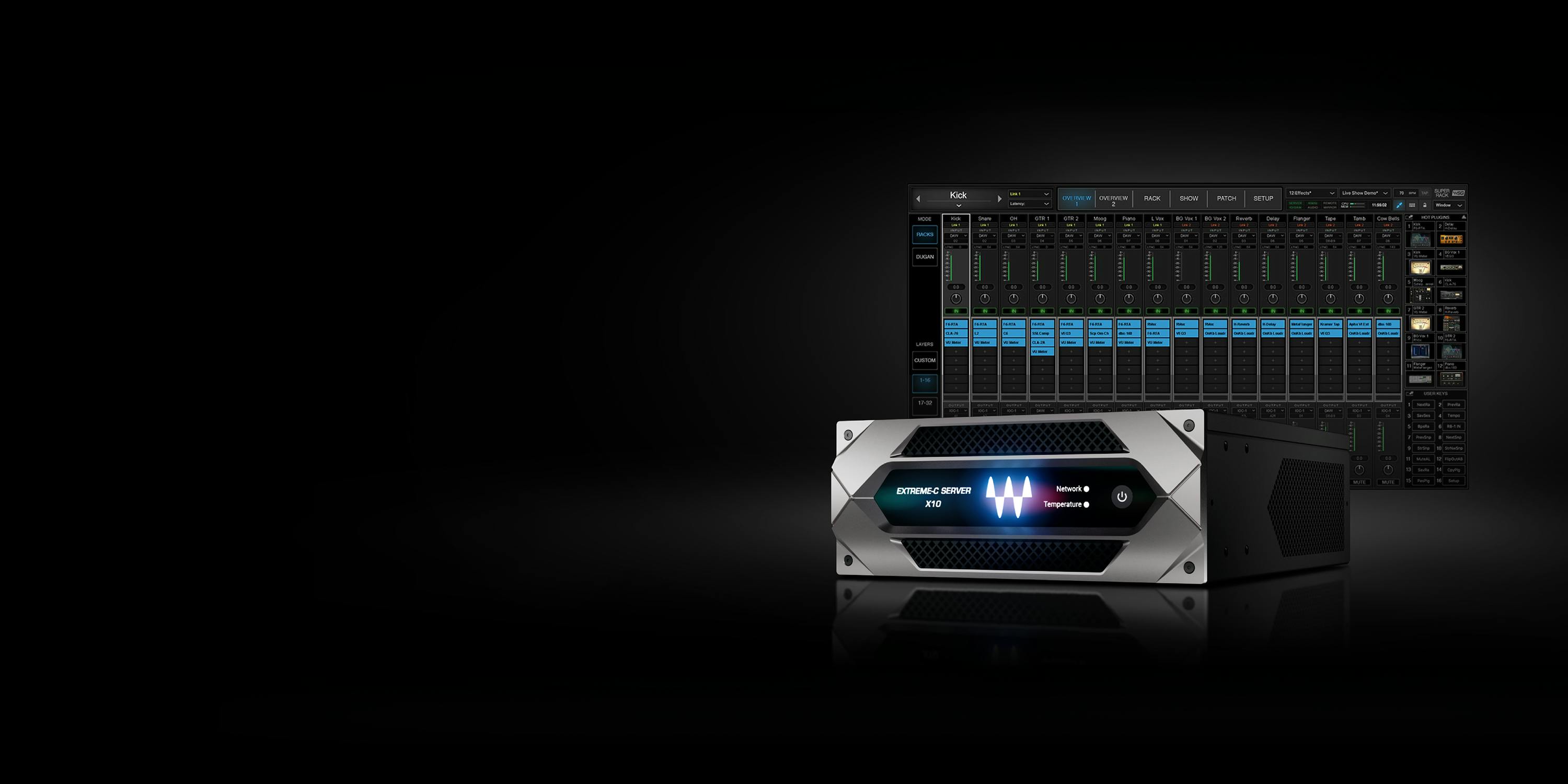 SuperRack SoundGrid Extreme-C Combo | Hardware - Waves Audio