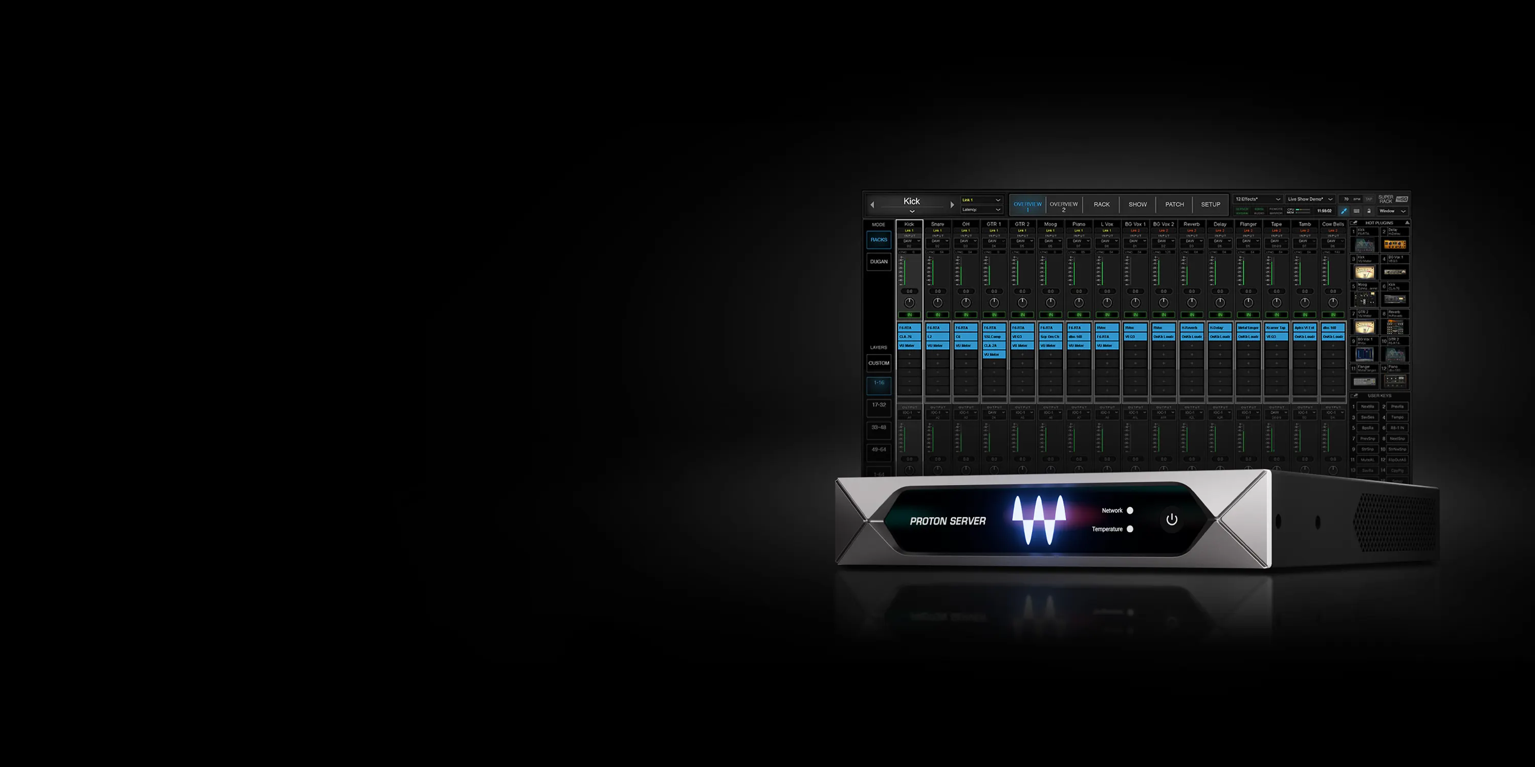 Super Rack Soundgrid SuperRack SoundGrid Proton Combo