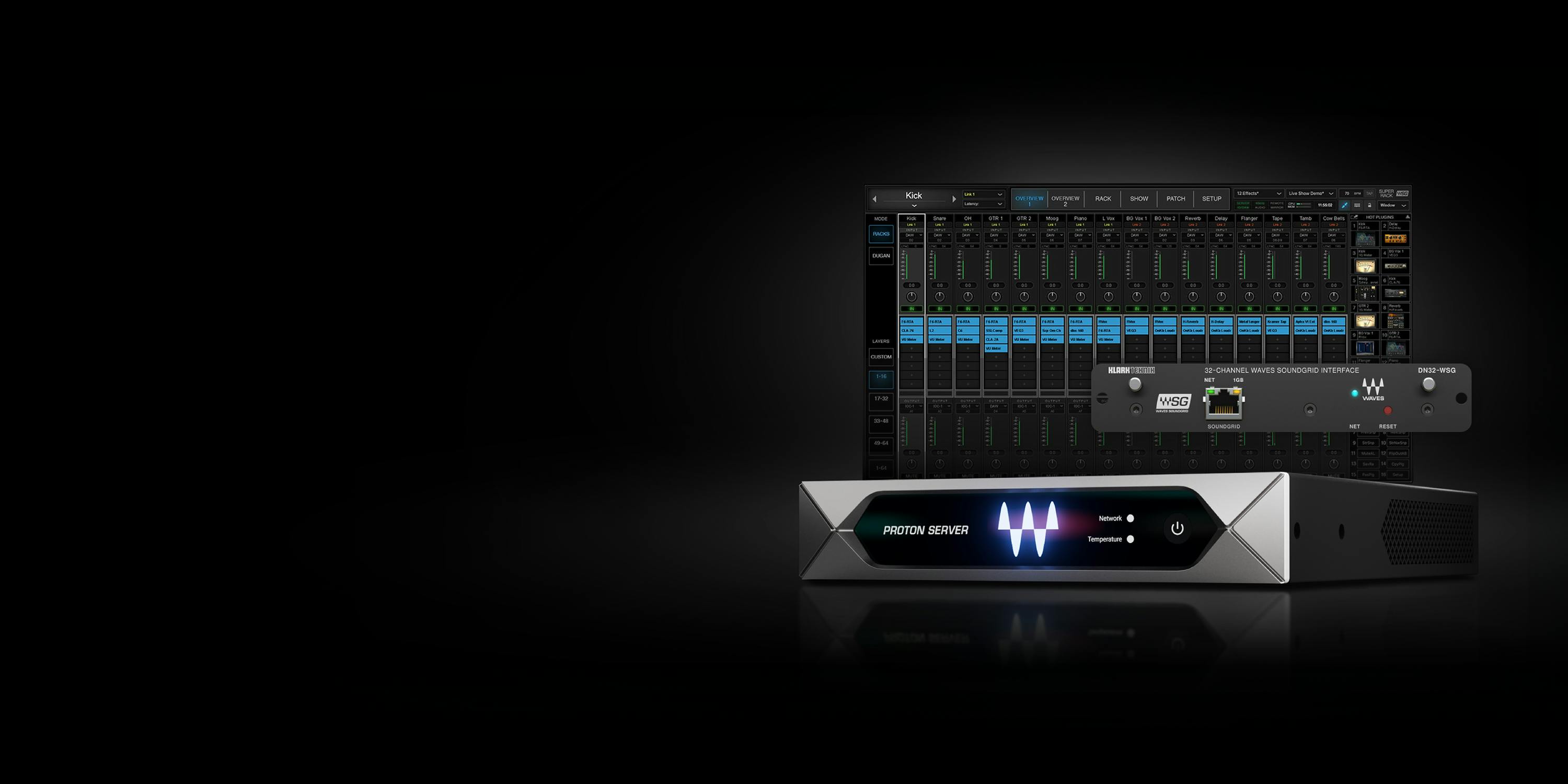 SuperRack Proton Combo for X32 and M32 Consoles - Waves Audio