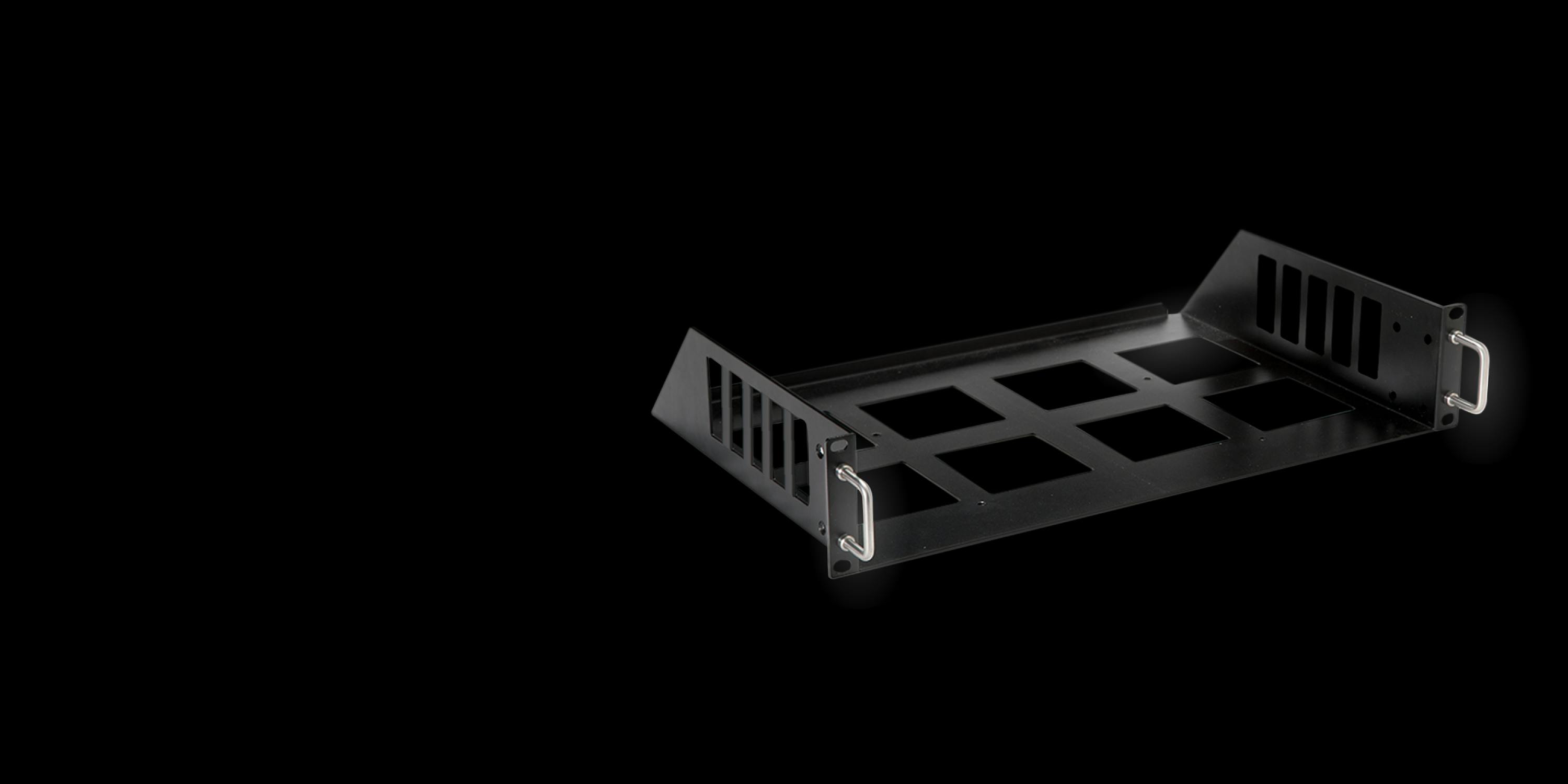 2U Rack Mount Shelf - Half-Rack SoundGrid Servers - Waves Audio