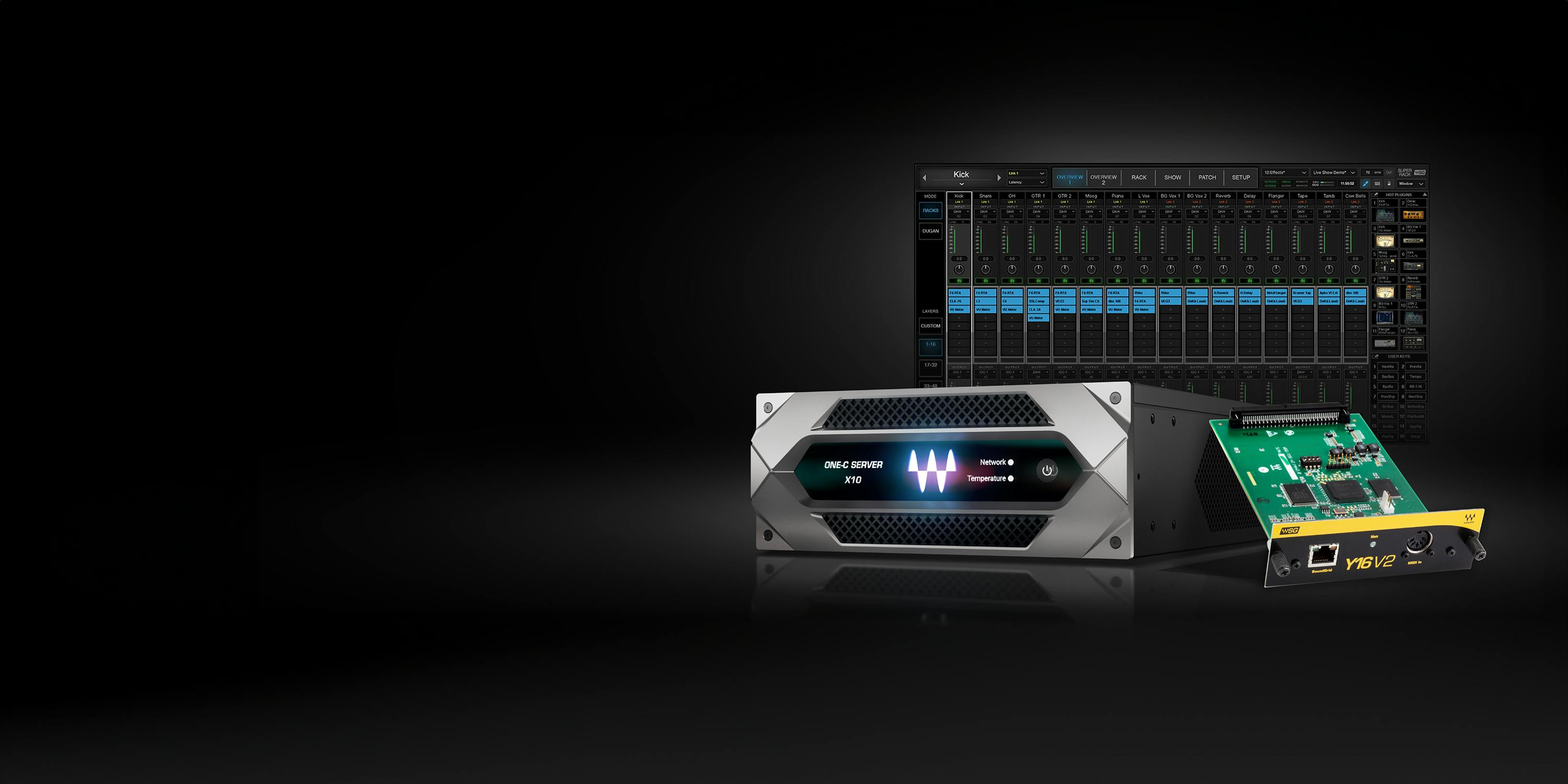 SuperRack SoundGrid One-C Combo - Yamaha Consoles