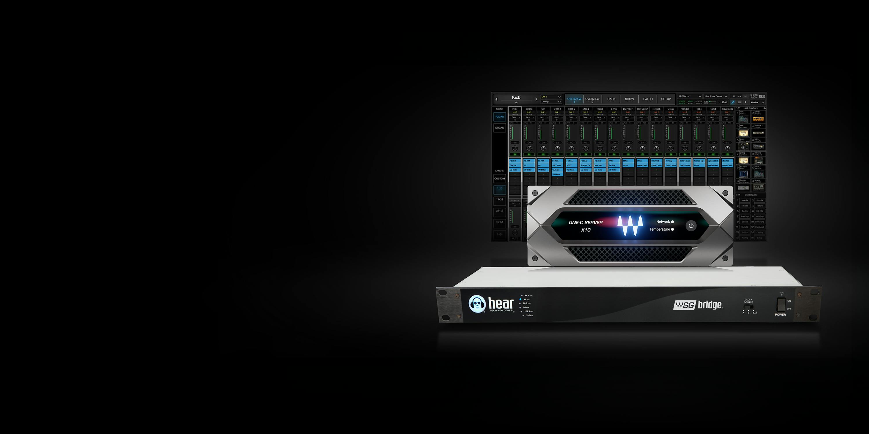 SuperRack SoundGrid One-C Combo for Dante Systems - Waves Audio