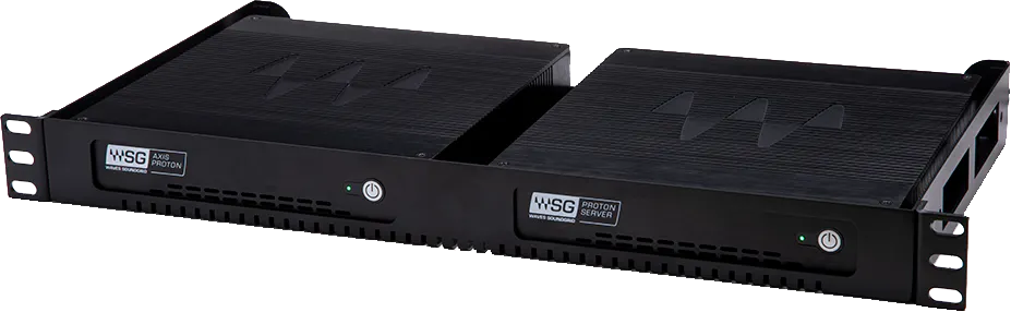 Waves Rack Inputs Hardware 1U Rack Shelf for Half-Rack Proton SoundGrid Devices (Gen X9 or Below ...