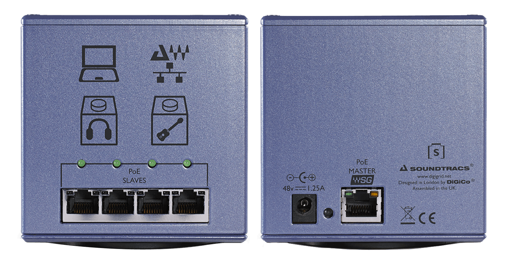 Waves DiGiGrid S POEハブ DiGiGrid S Power-over-Ethernet (PoE) Switch - Waves Audio