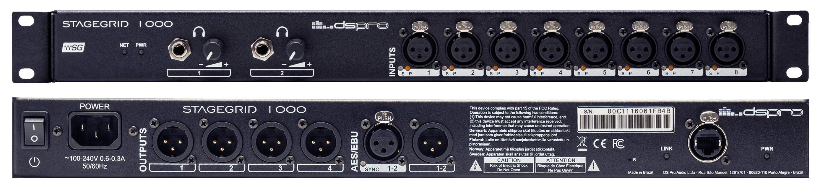 【在庫有】 DSPro Audio Waves - Hardware | Unit I/O 1000 StageGrid 配信機器・PA機器・レコーディング機器