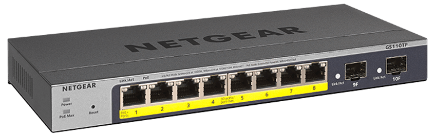 NETGEAR GS110TPv3 10-Port Switch