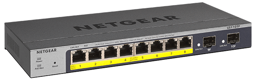 NETGEAR GS110TP v3 10-Port Switch main image