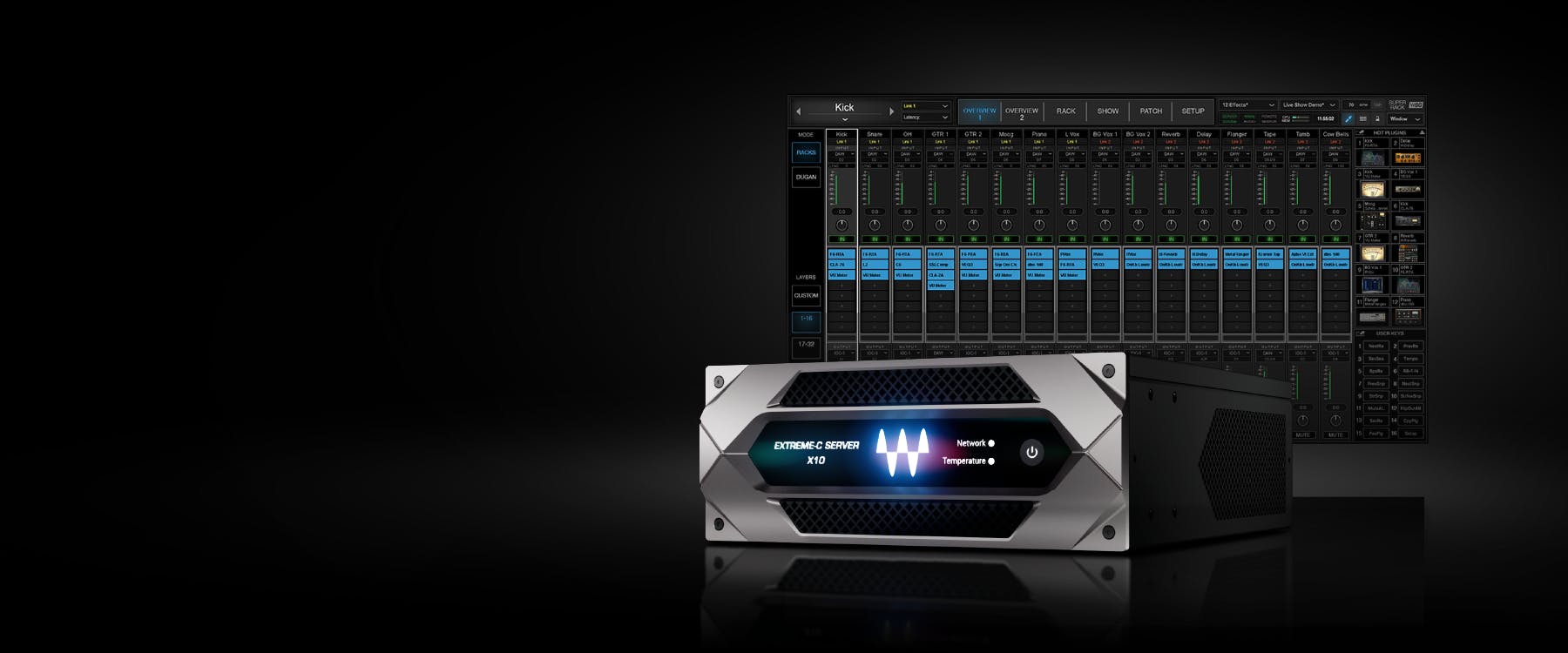 SuperRack SoundGrid Extreme-C Combo | Hardware - Waves Audio