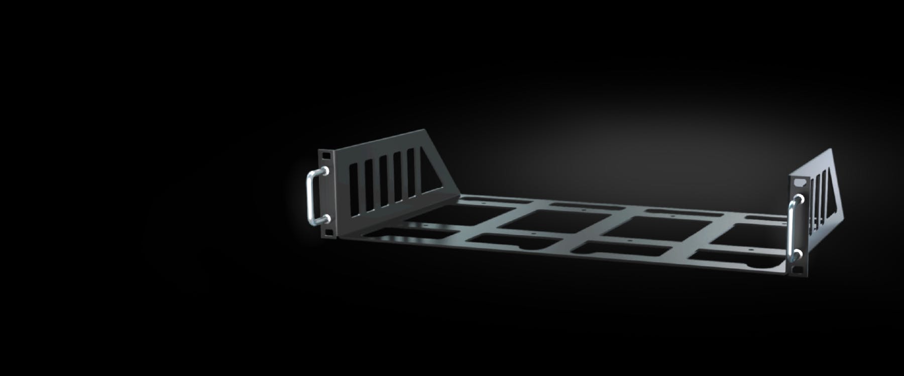 Rack Shelf for 2U Half-Rack SoundGrid Devices - Waves Audio