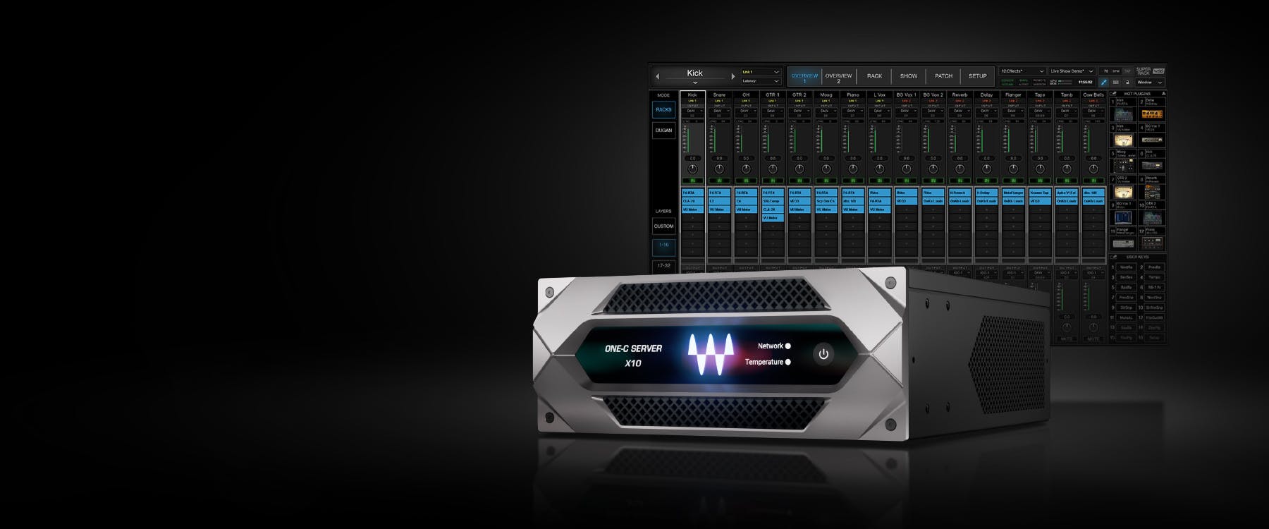 SuperRack SoundGrid One-C Combo | Hardware - Waves Audio