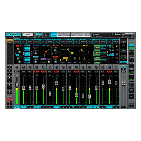Image for eMotion LV1 Live Mixer – 64 Stereo Channels