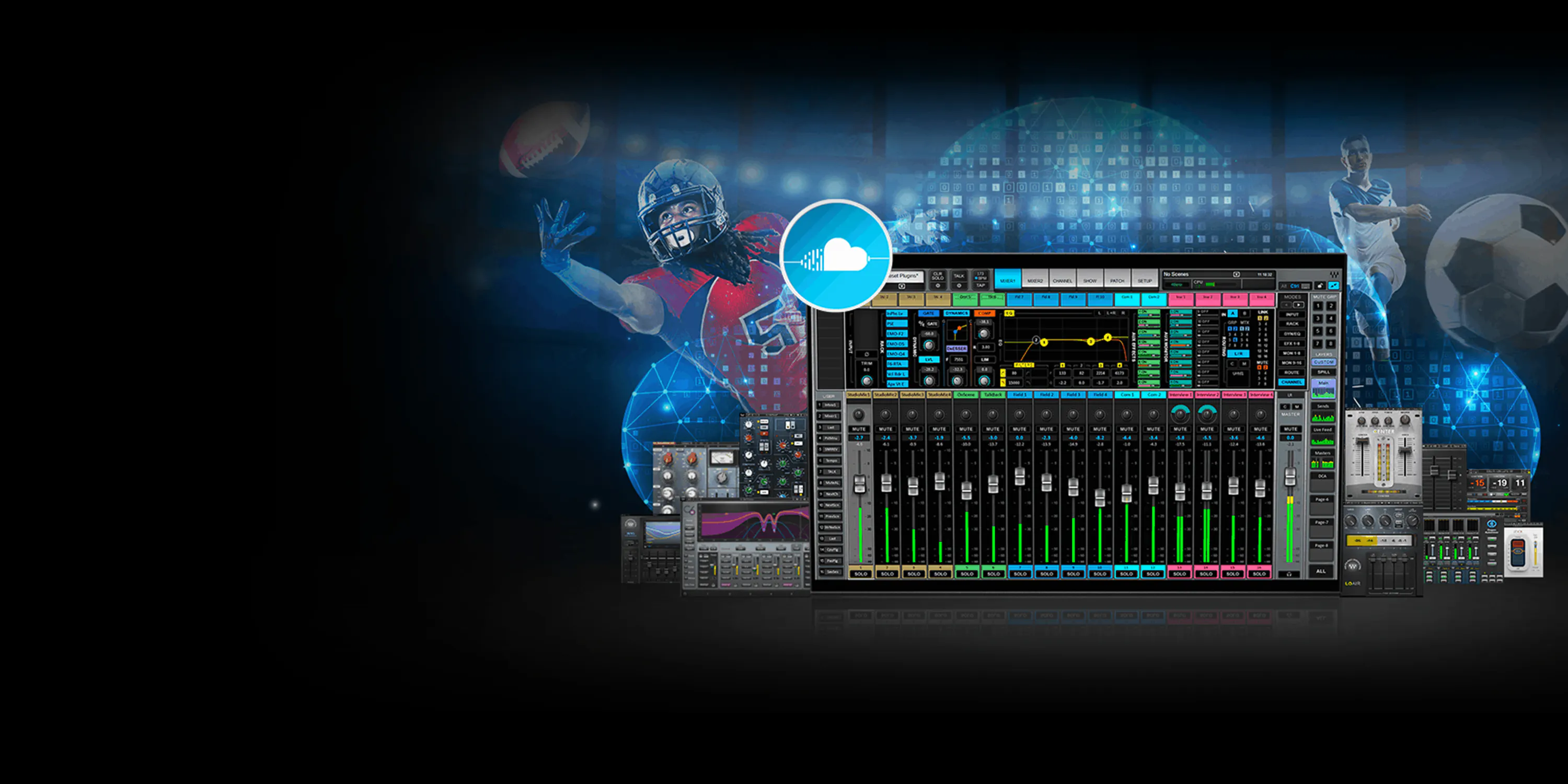Cloud MX Audio Mixer Premium & 160+ Plugins - Waves Audio