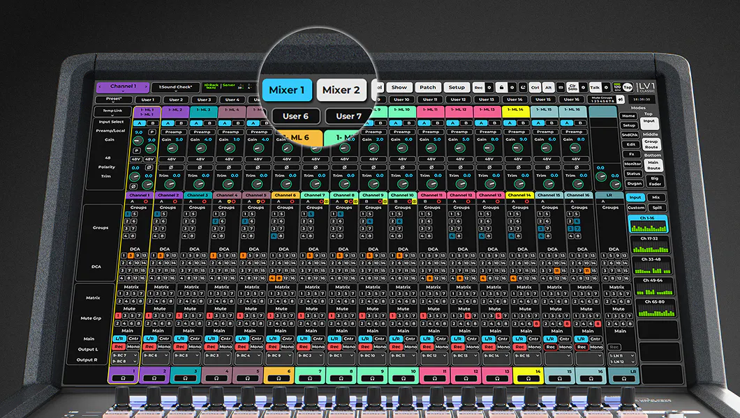 Mixer 1 / Mixer 2 独立ウィンドウ