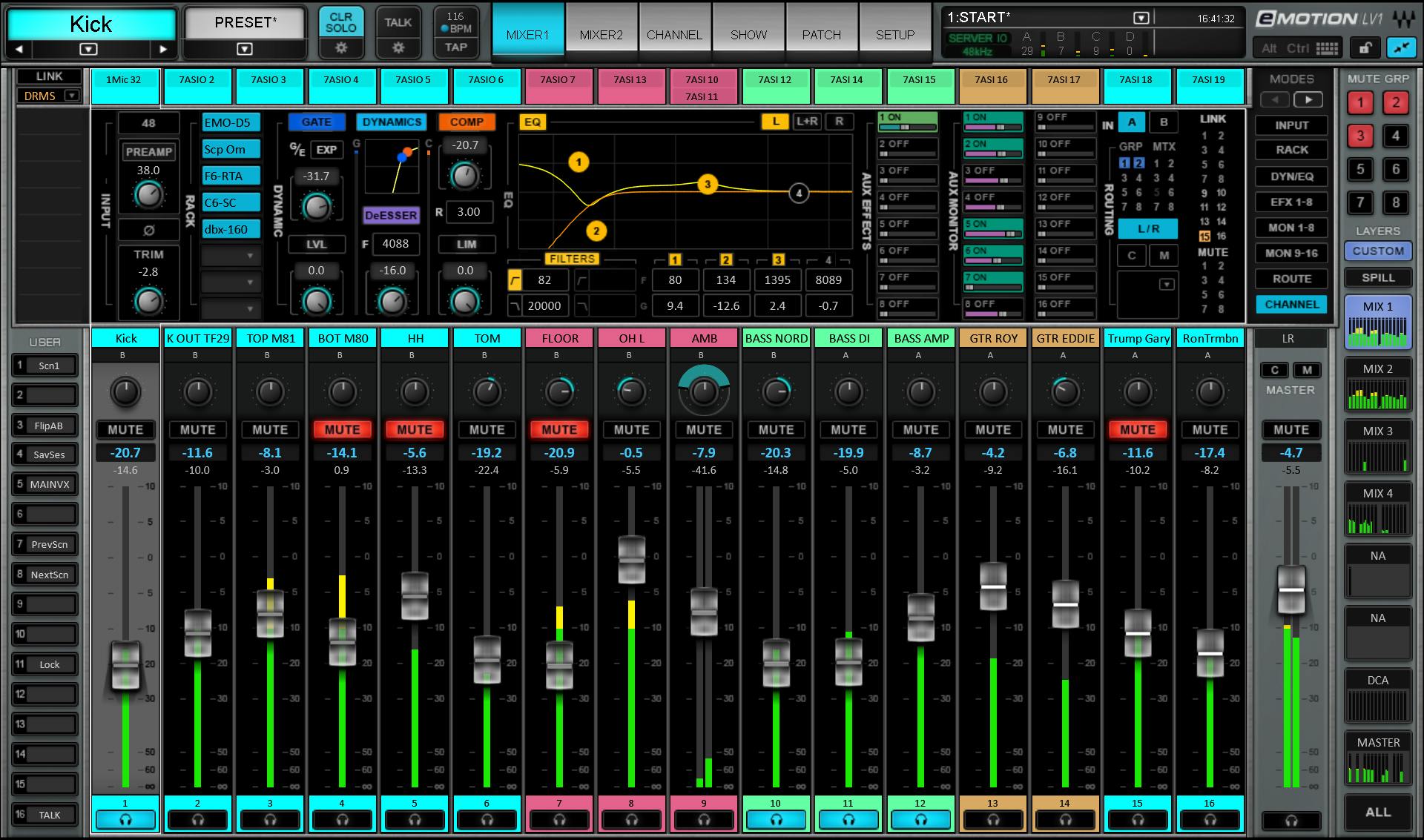eMotion LV1 Live MIxer – Software Licenses - Waves Audio