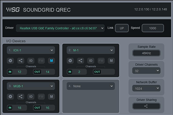 SoundGrid QRec Application for Live Recording and Playback - Waves