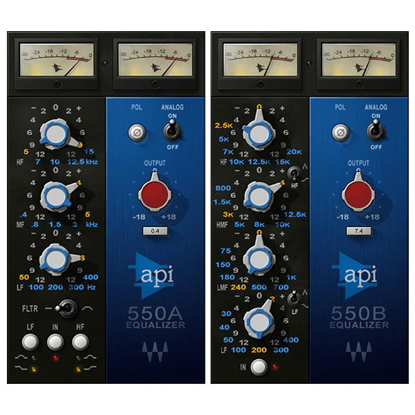 API 550A & API 550B EQ Plugins - Waves Audio