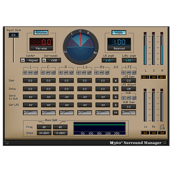 M360 Surround Manager & Mixdown hidden image