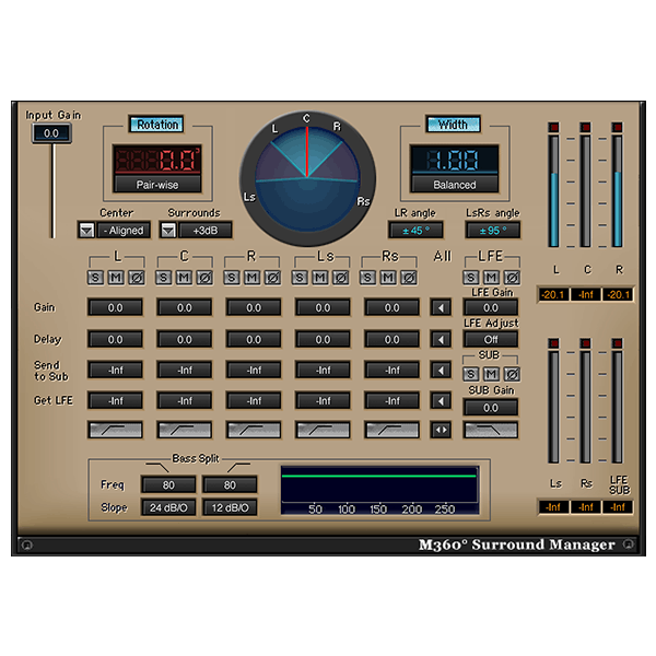 Image for M360 Surround Manager & Mixdown