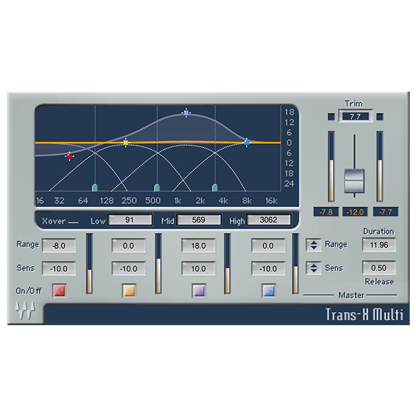 Trans-X -Transient Shaper Plugin - Waves Audio