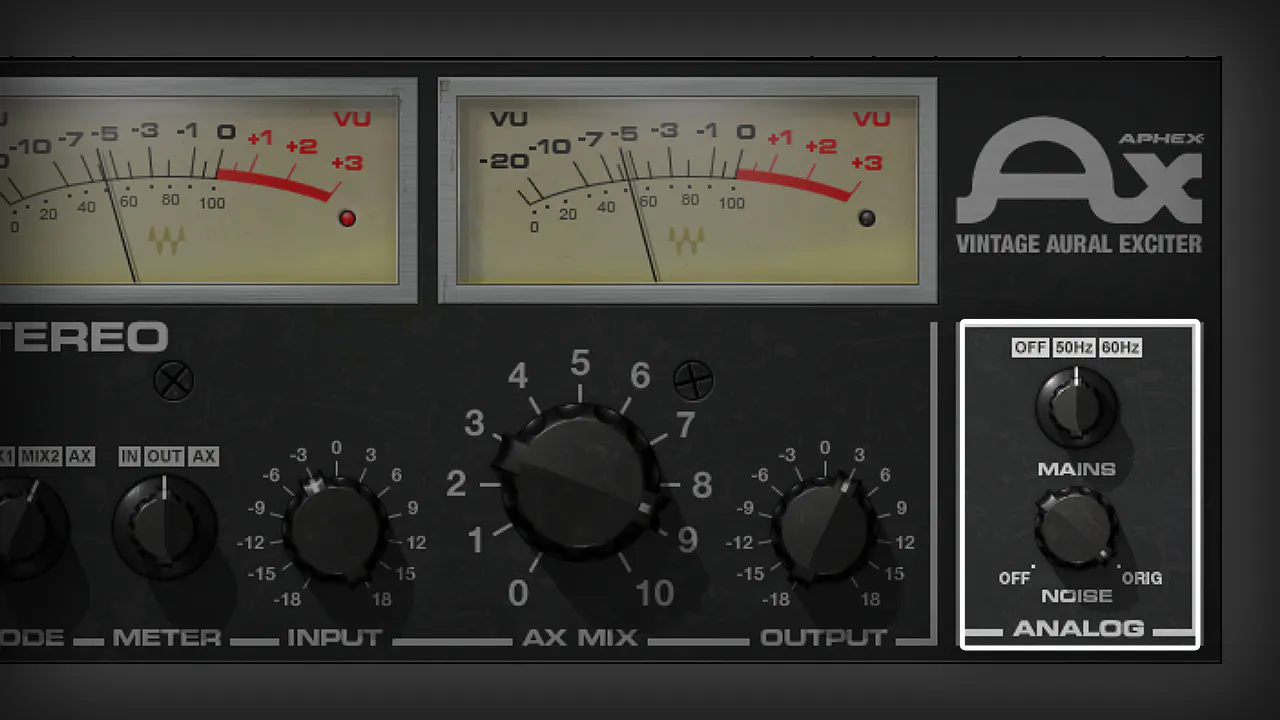 Waves Aphex Vintage Aural Exciter Keep It Pristine, or Add Analog Noise