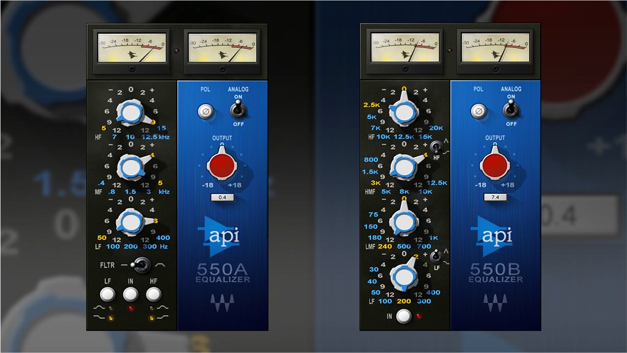 API 550A & API 550B EQ Plugins - Waves Audio