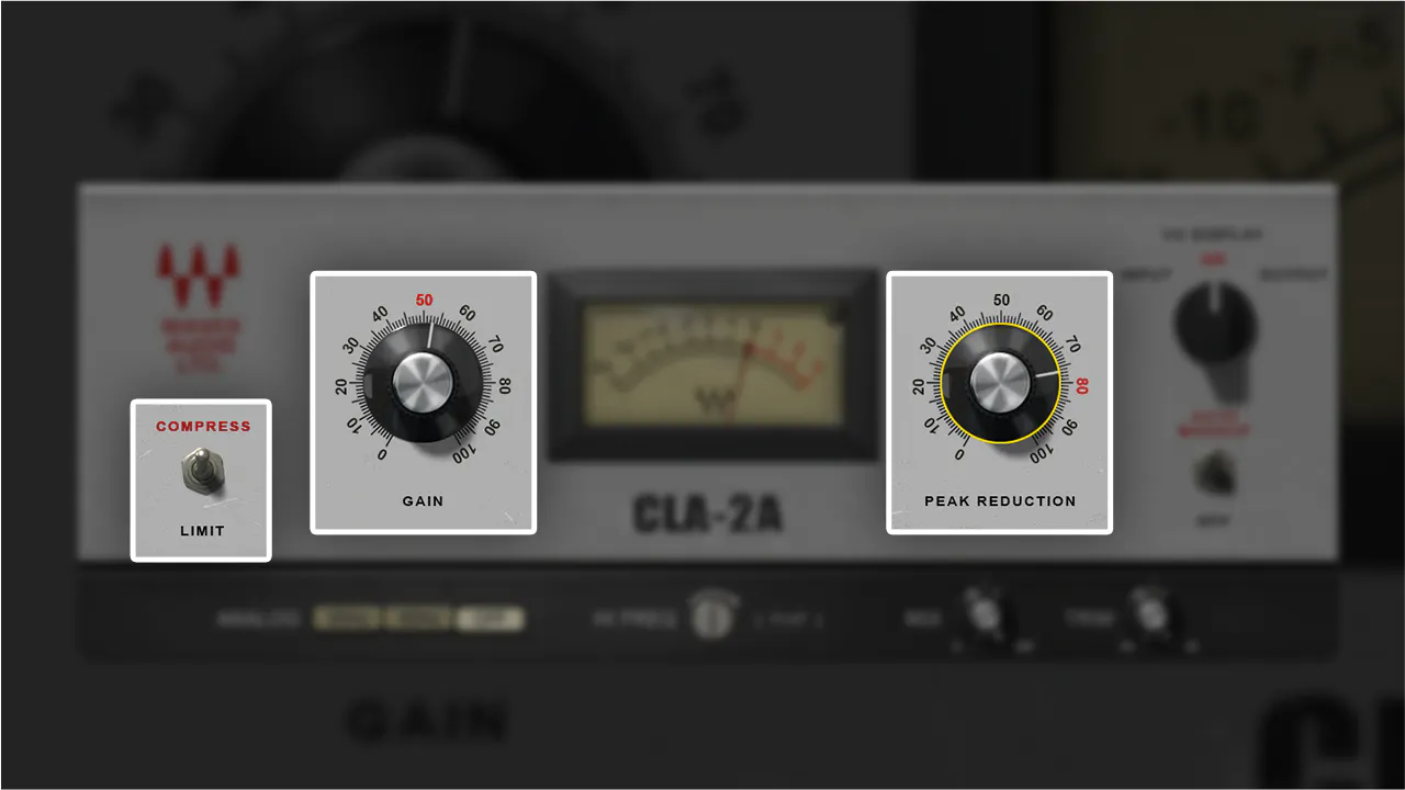 Waves CLA-2A シンプルな操作で上質なダイナミクス制御