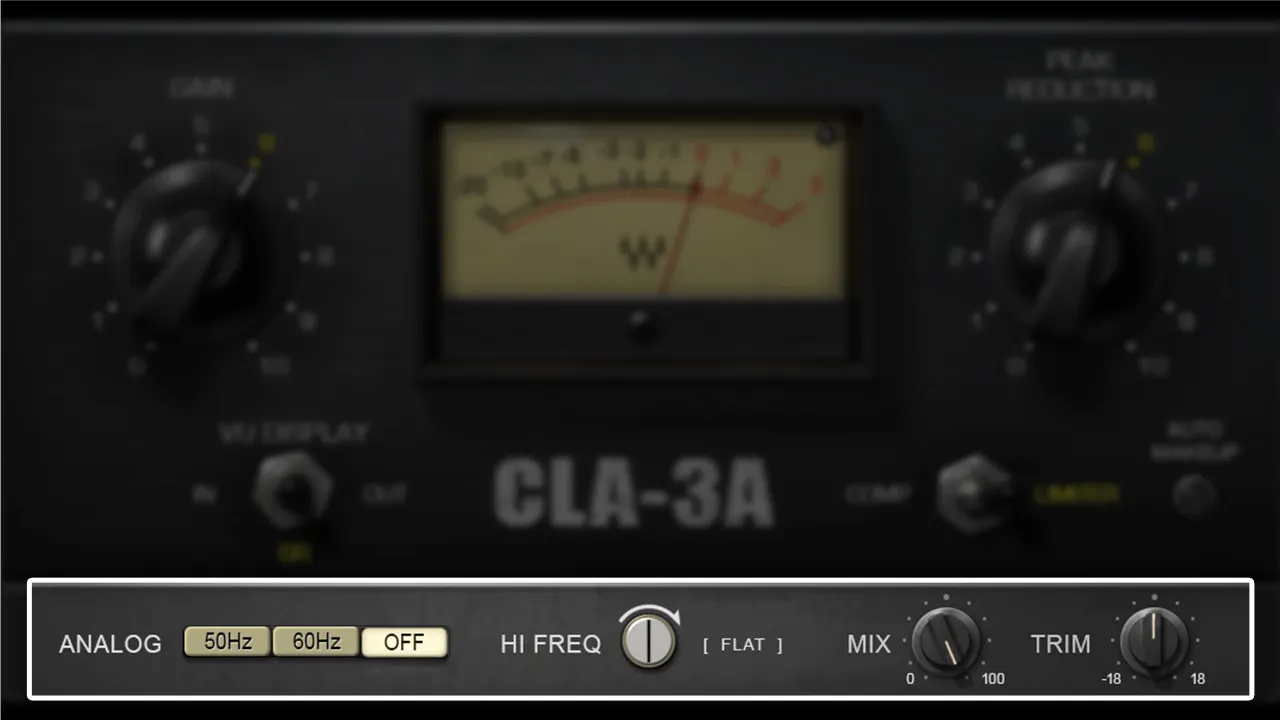 Waves CLA-3A サイドチェインや高域制御で細かく合わせられる