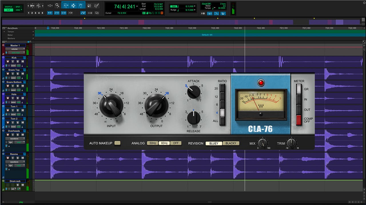 calumページ CLA-76 Compressor Limiter Plugin - Waves Audio