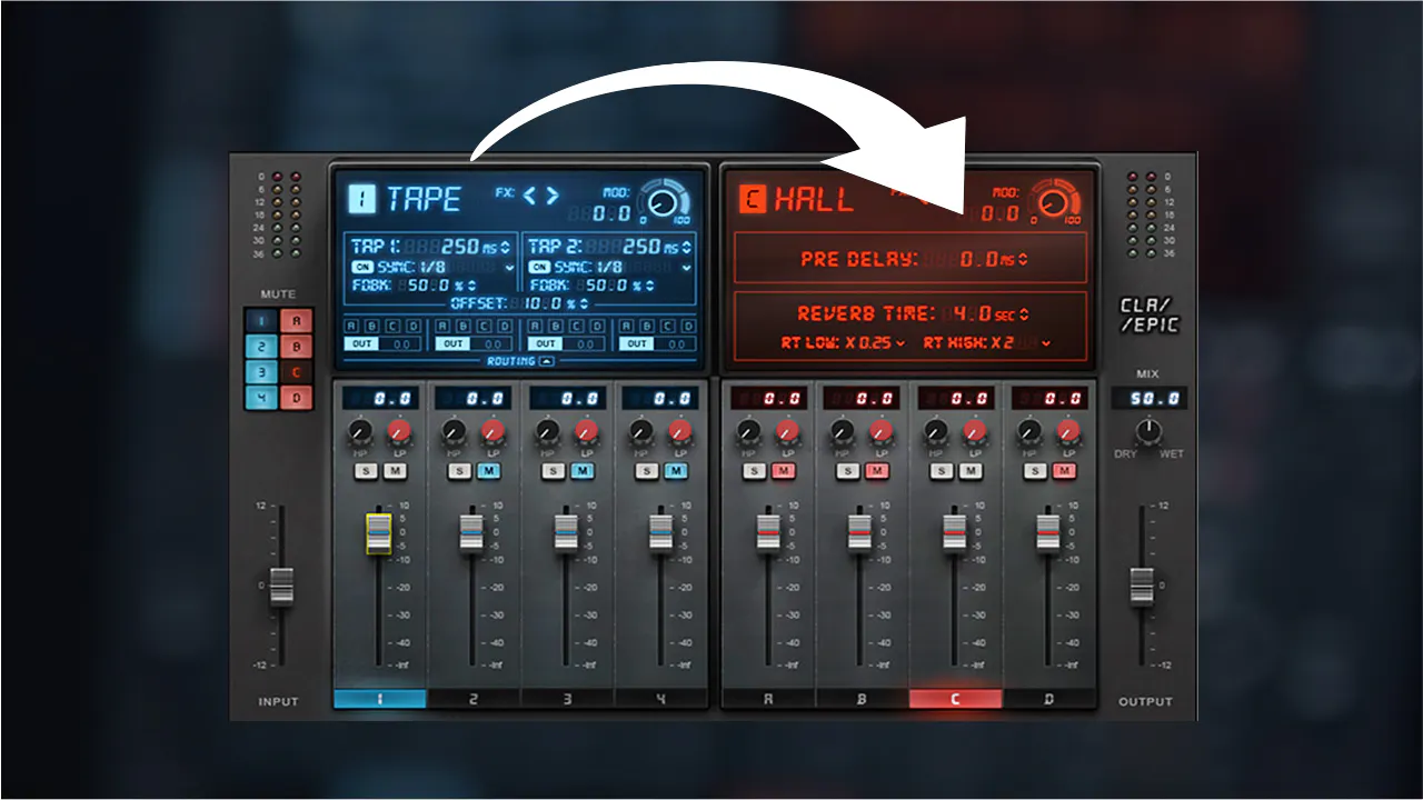 Waves CLA Epic Easily Stack & Blend Your Delays & Reverbs