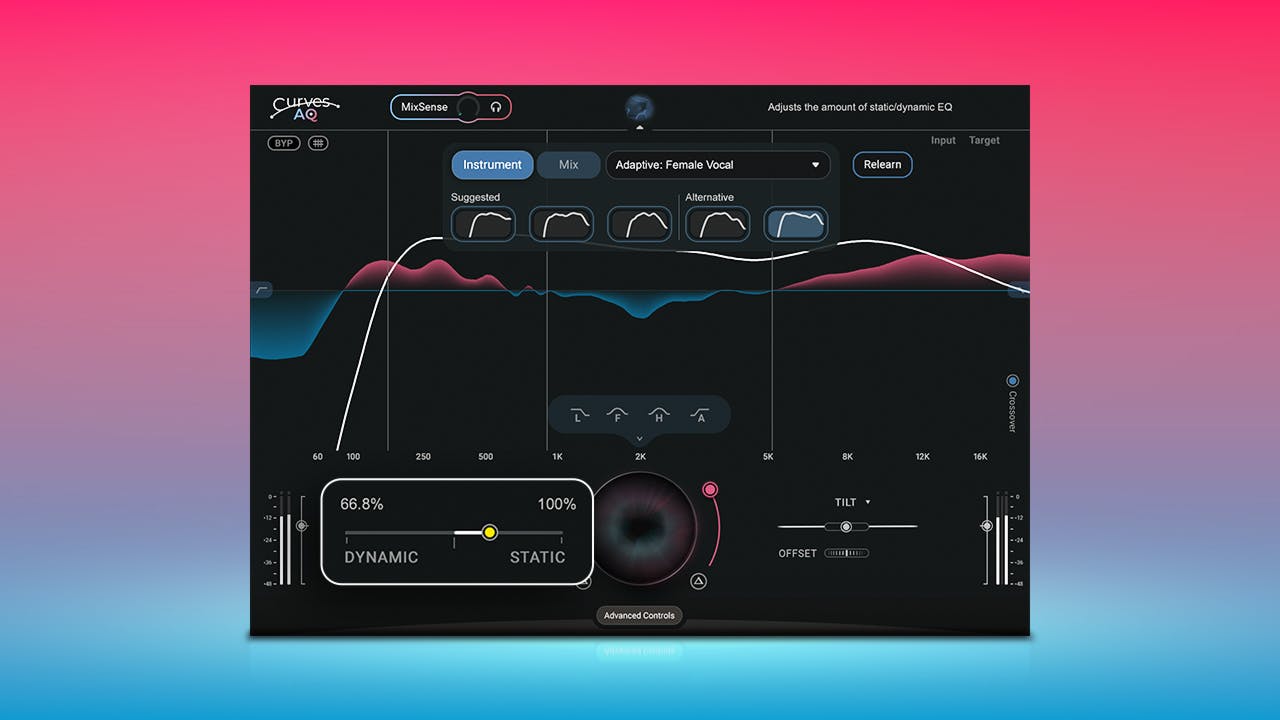 Features: Static & Dynamic EQ