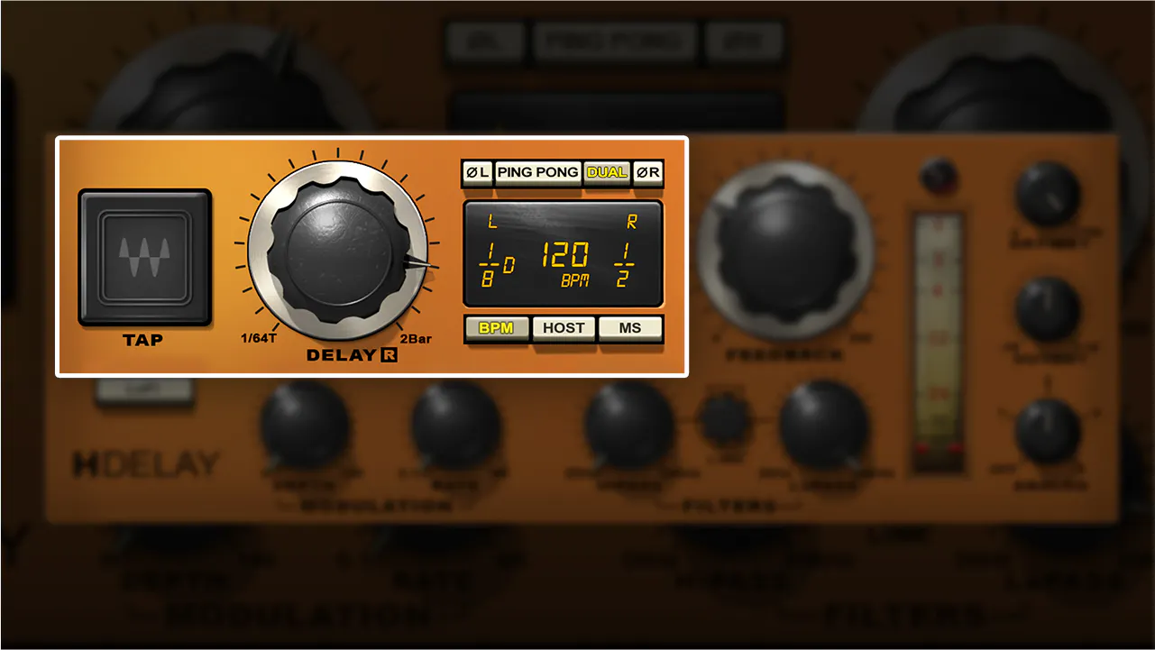 Waves H-Delay Tempo Tweaking Tools