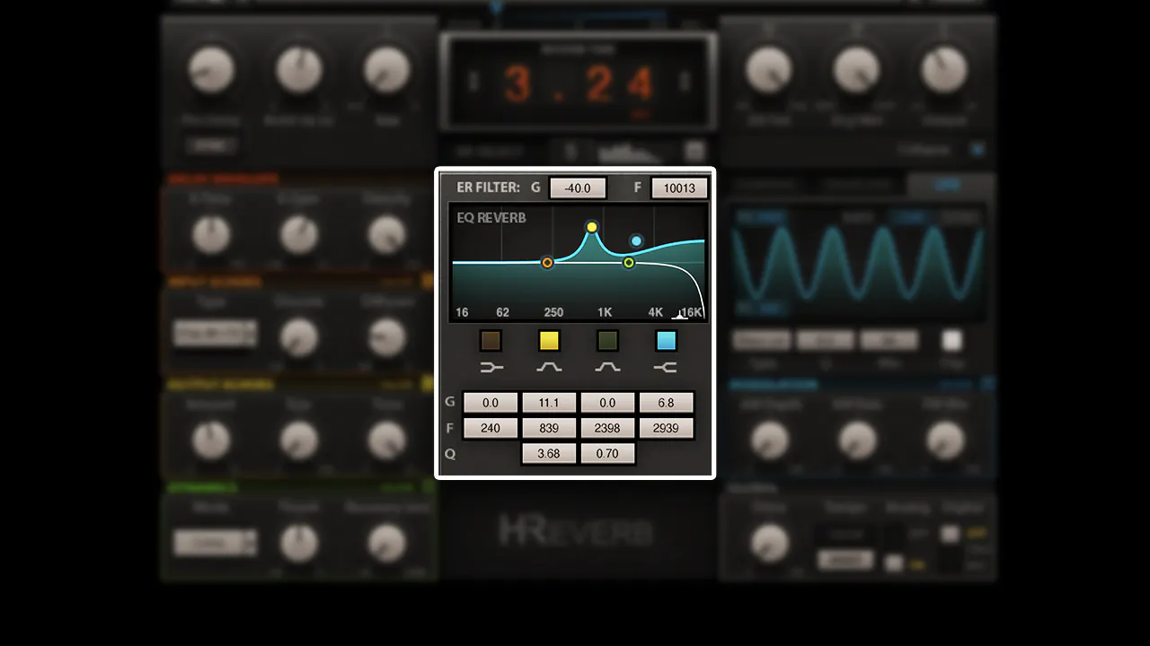 Waves H-Reverb Shape Reverb Tone with ER Filters