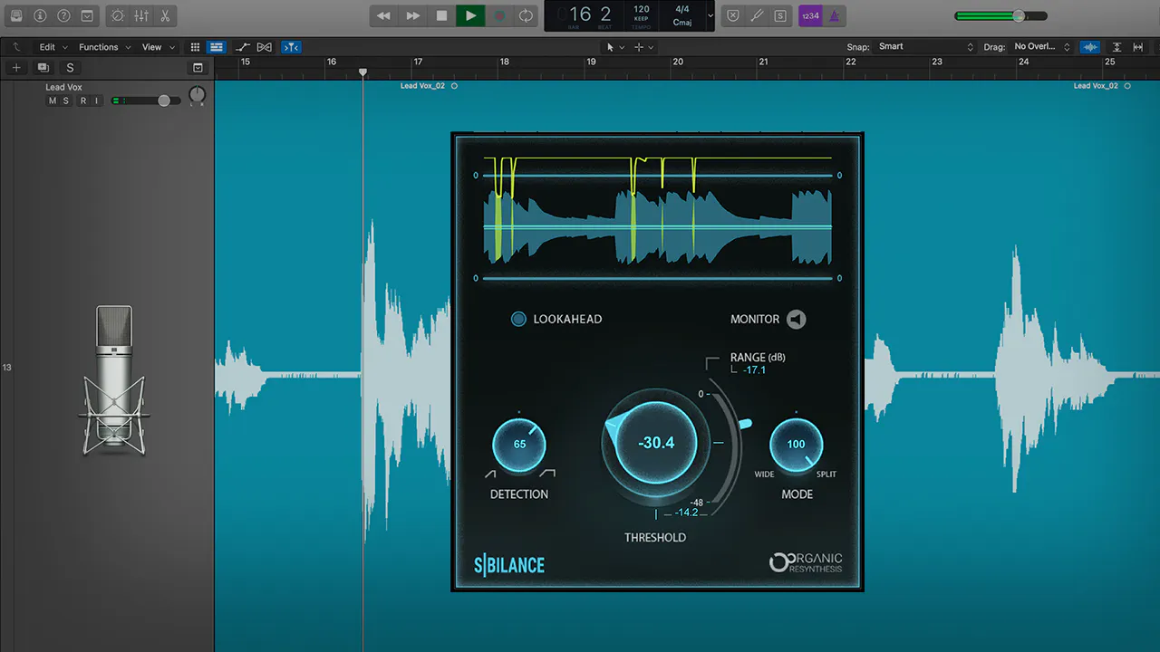 Waves Sibilance 明るさを残して歯擦音を抑える