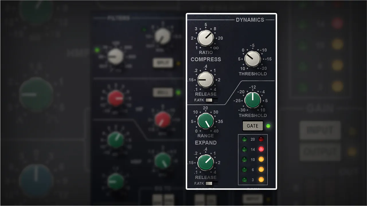 Waves SSL E-Channel コンプ/リミッターとエキスパンダー/ゲート