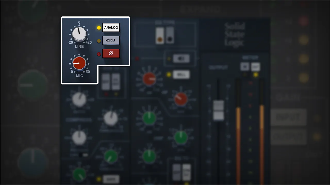Waves SSL EV2 Channel SSLプリアンプのドライブ感を足せる