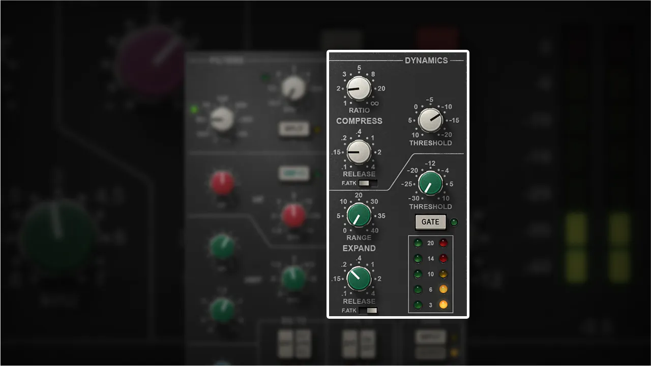 Waves SSL G-Channel 配置を選べるダイナミクス